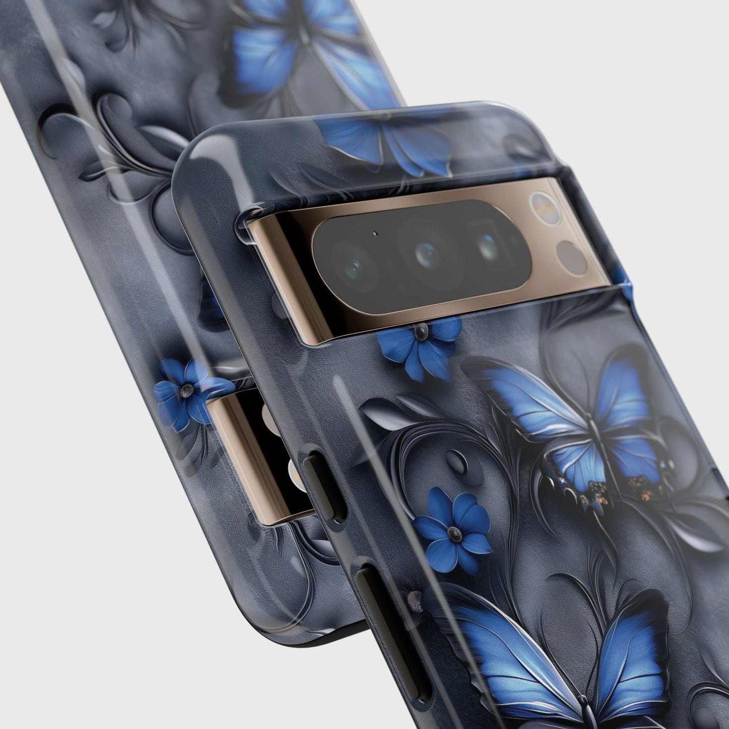 Gothic Floral Butterflies Design Phone Case for Google Pixel