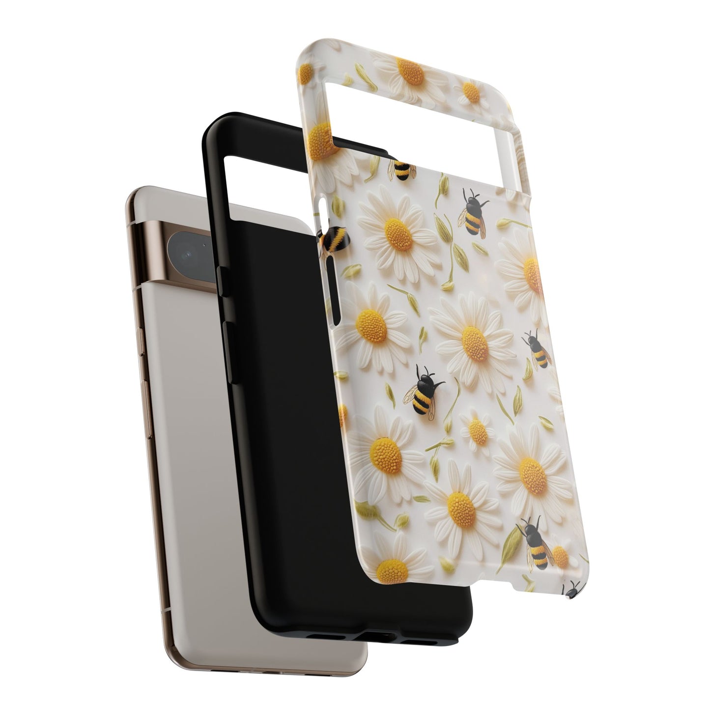Bumblebees & Daisies Design Phone Case for Google Pixel