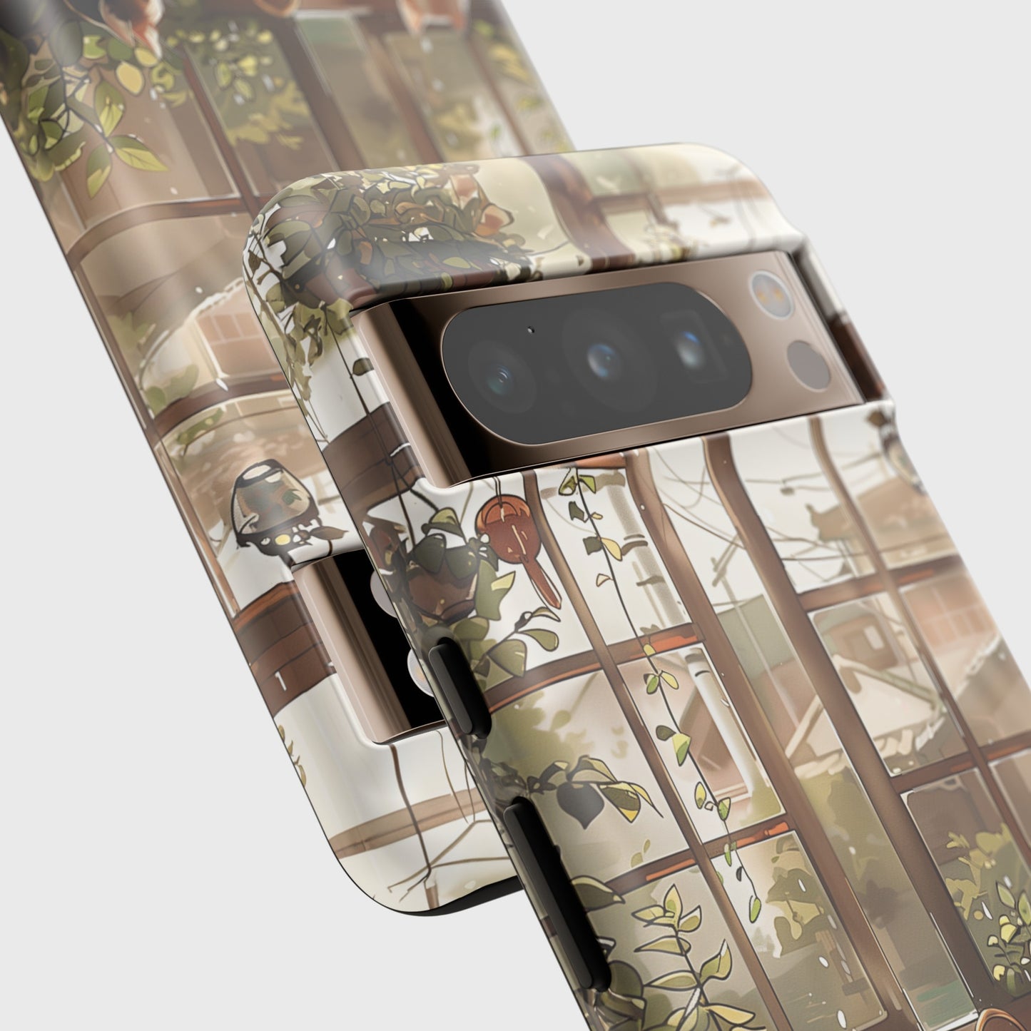 Cute Japanese Anime Cat Design Google Pixel Phone Case