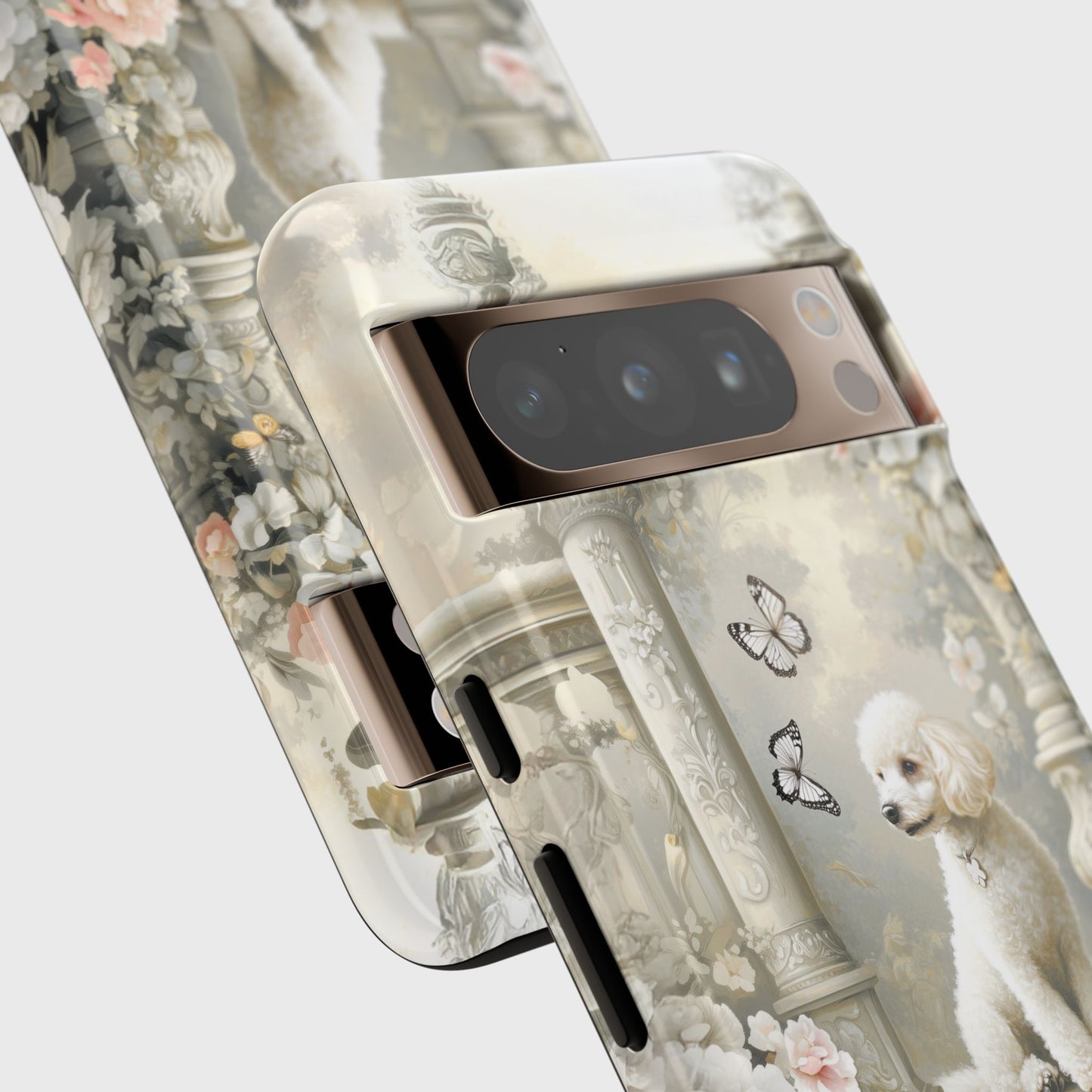 Poodle French Toile Design Phone Case for Google Pixel