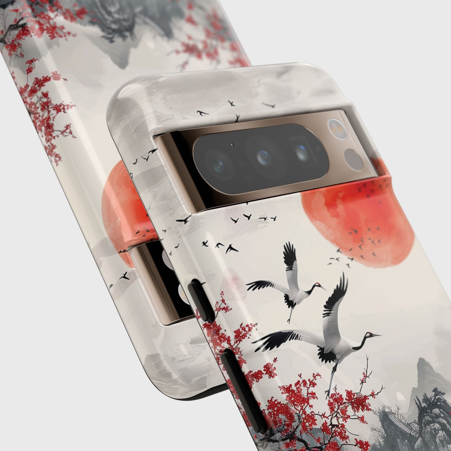 Elegant Japanese Landscape Art Design Phone Case for Google Pixel