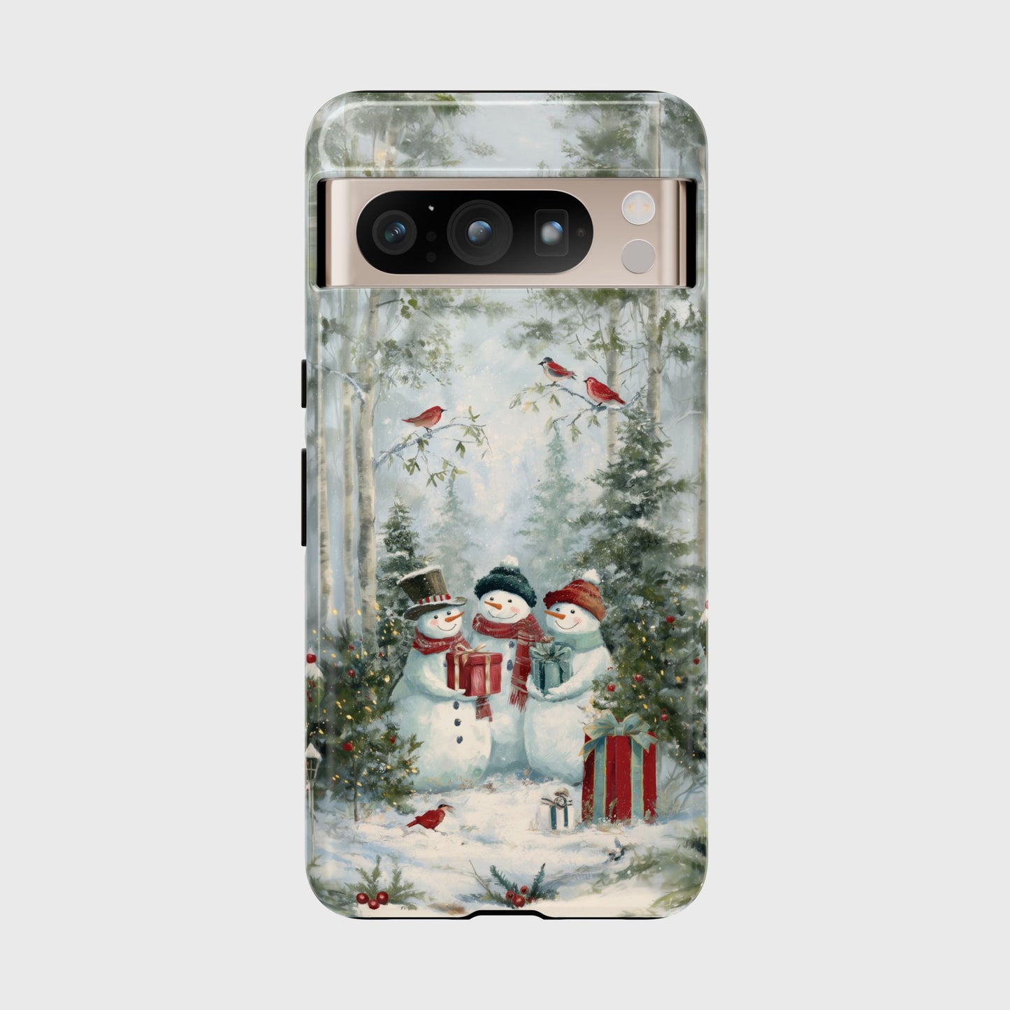 Frosty Friends Design Phone Case for Google Pixel