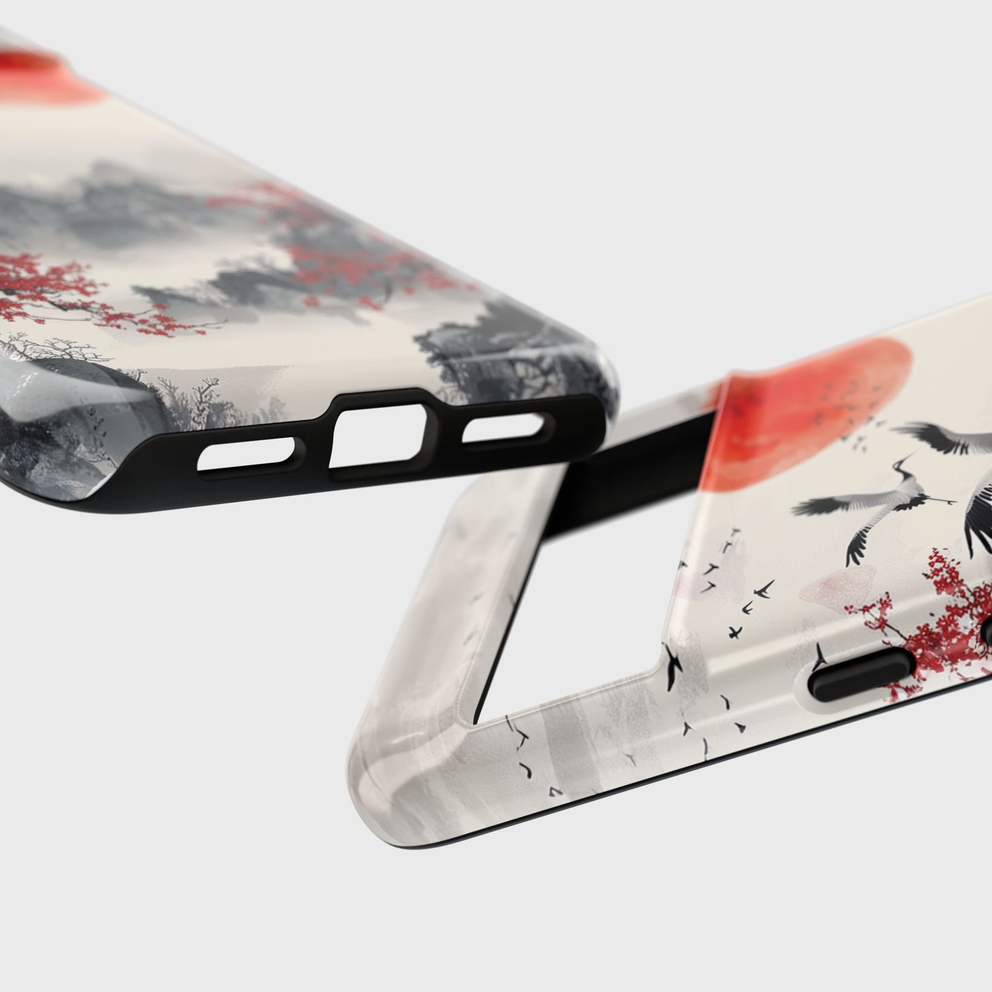 Elegant Japanese Landscape Art Design Phone Case for Google Pixel