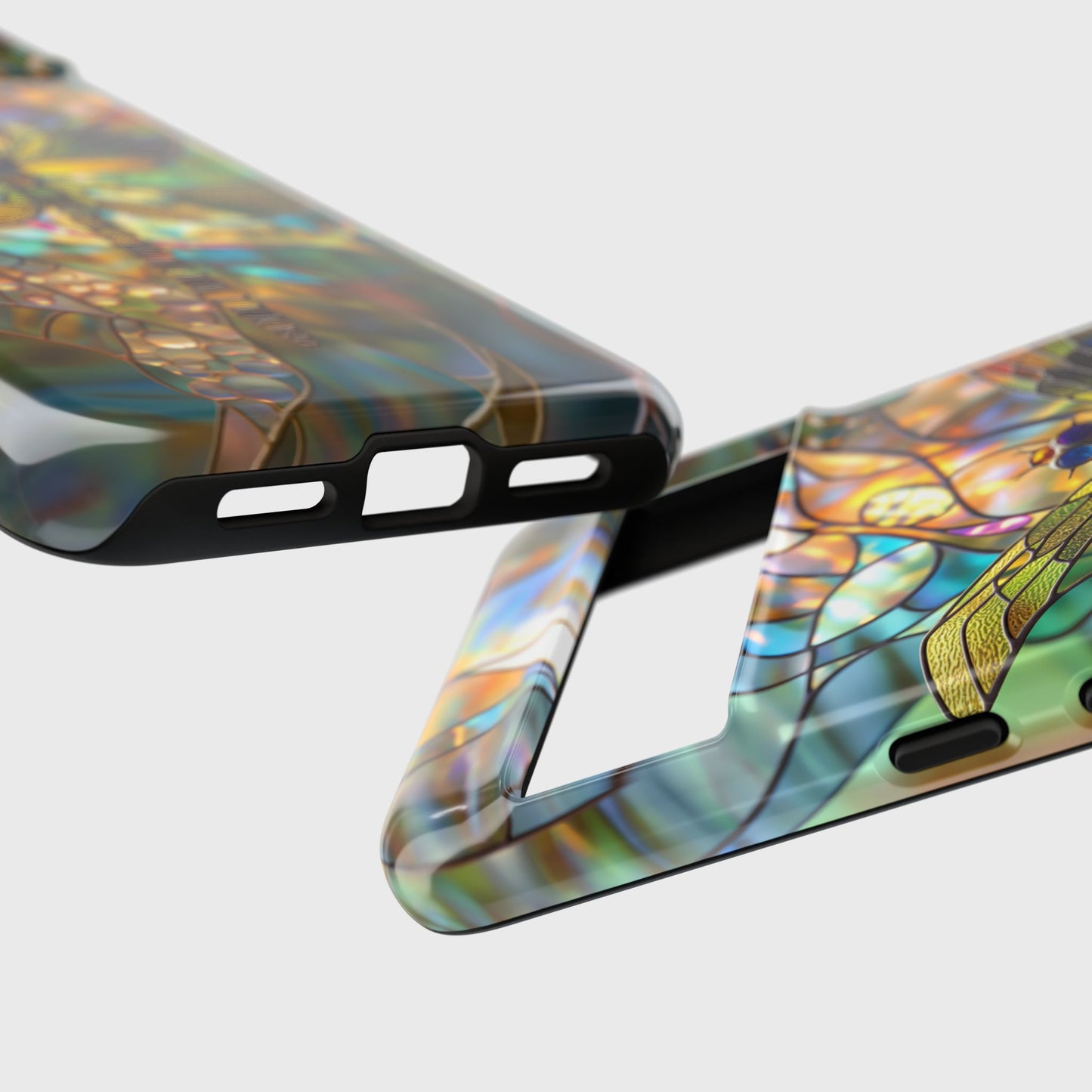 Dragonfly Stained Glass Mosaic Design Google Pixel Phone Case