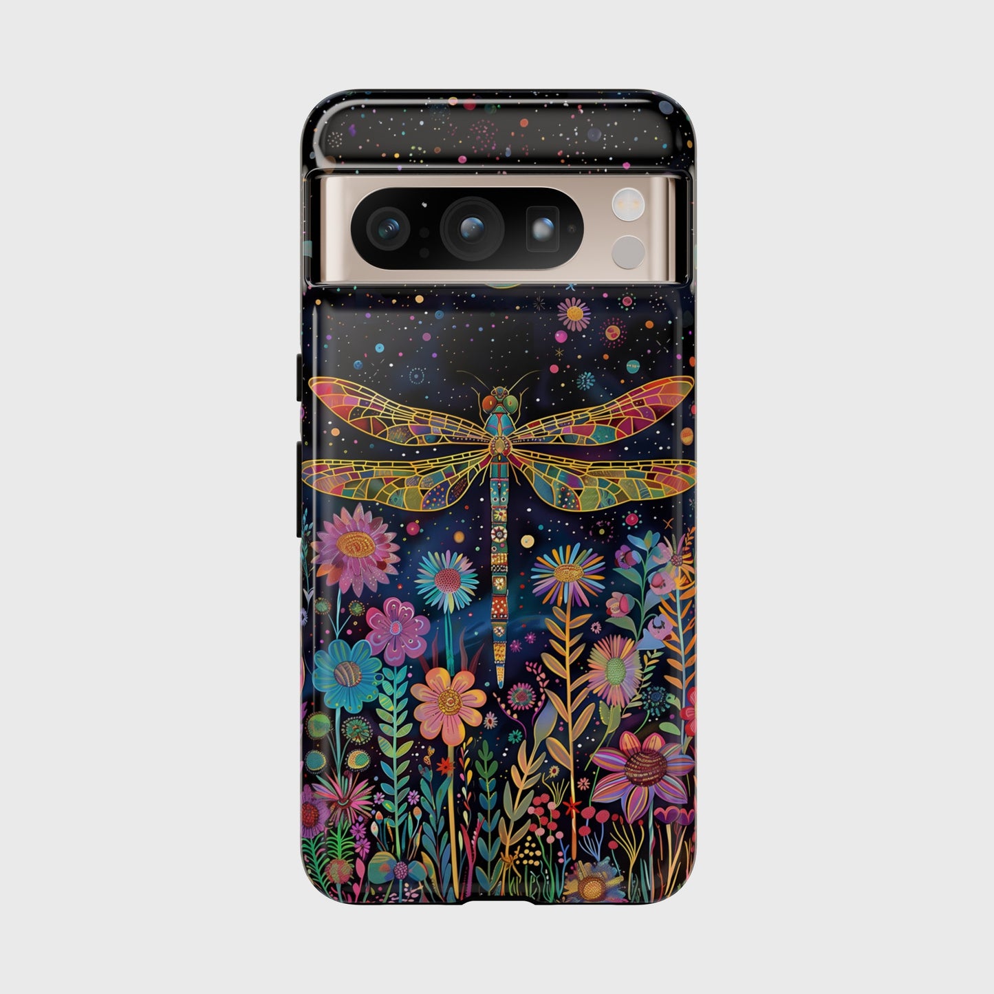 Whimsical Dragonfly Folk Art Style Design Google Pixel Phone Case