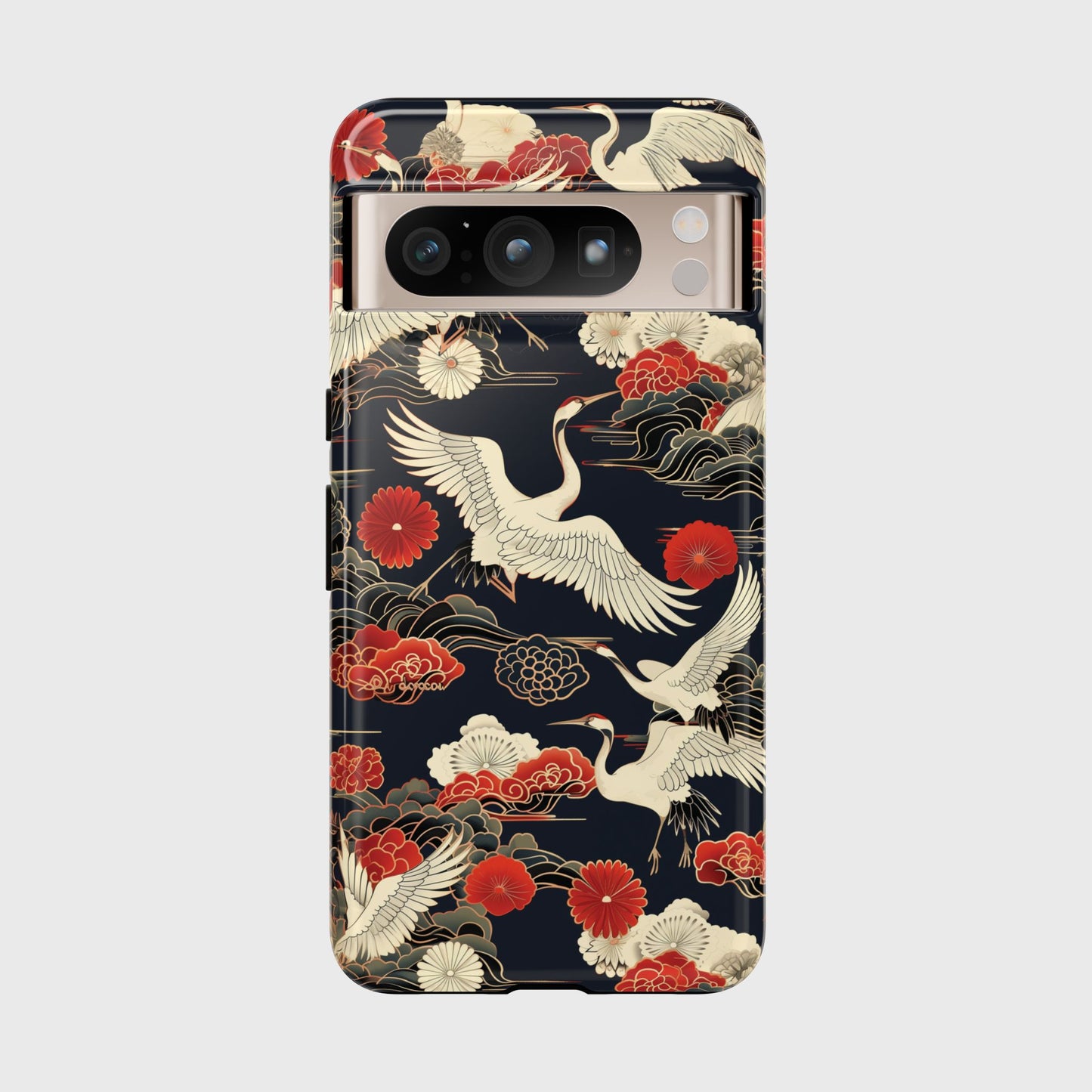 Japanese Crane Design Phone Case for Google Pixel