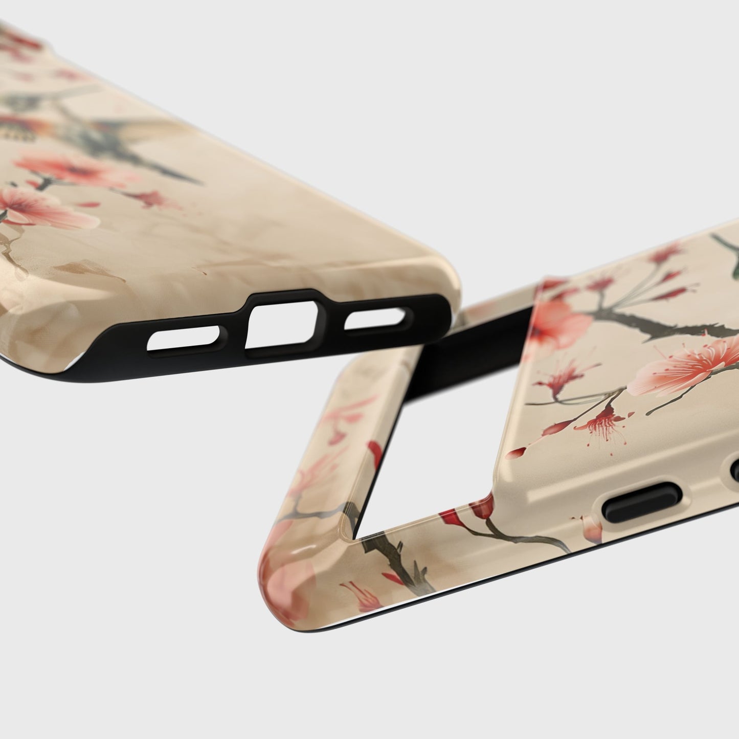 Hummingbird Cherry Blossom Vintage Design Phone Case for Google Pixel