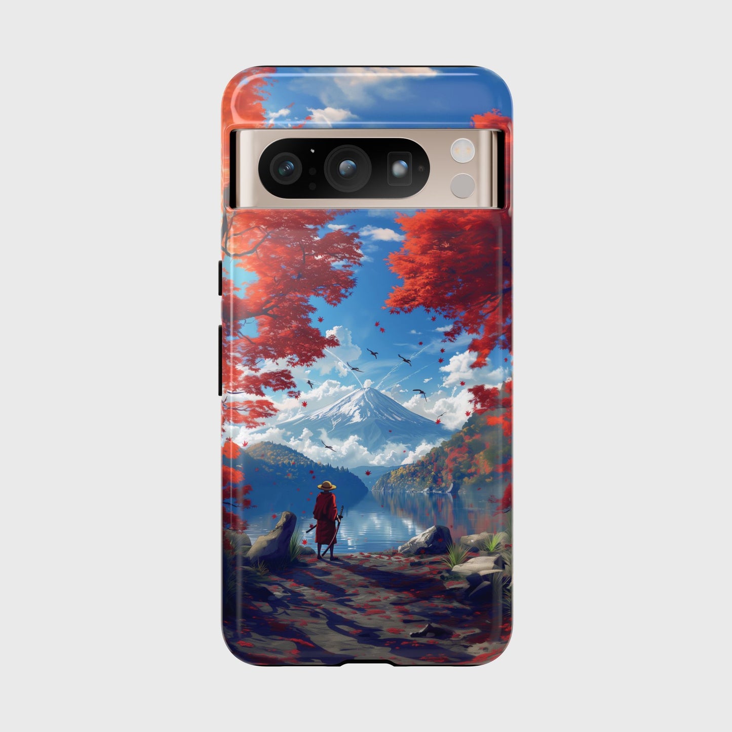 Anime Mount Fuji Design Phone Case for Google Pixel