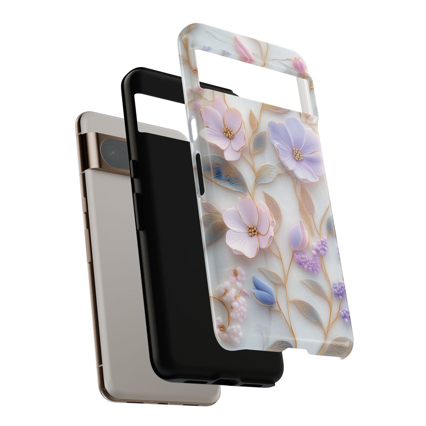 Lavender Floral Design Phone Case for Google Pixel