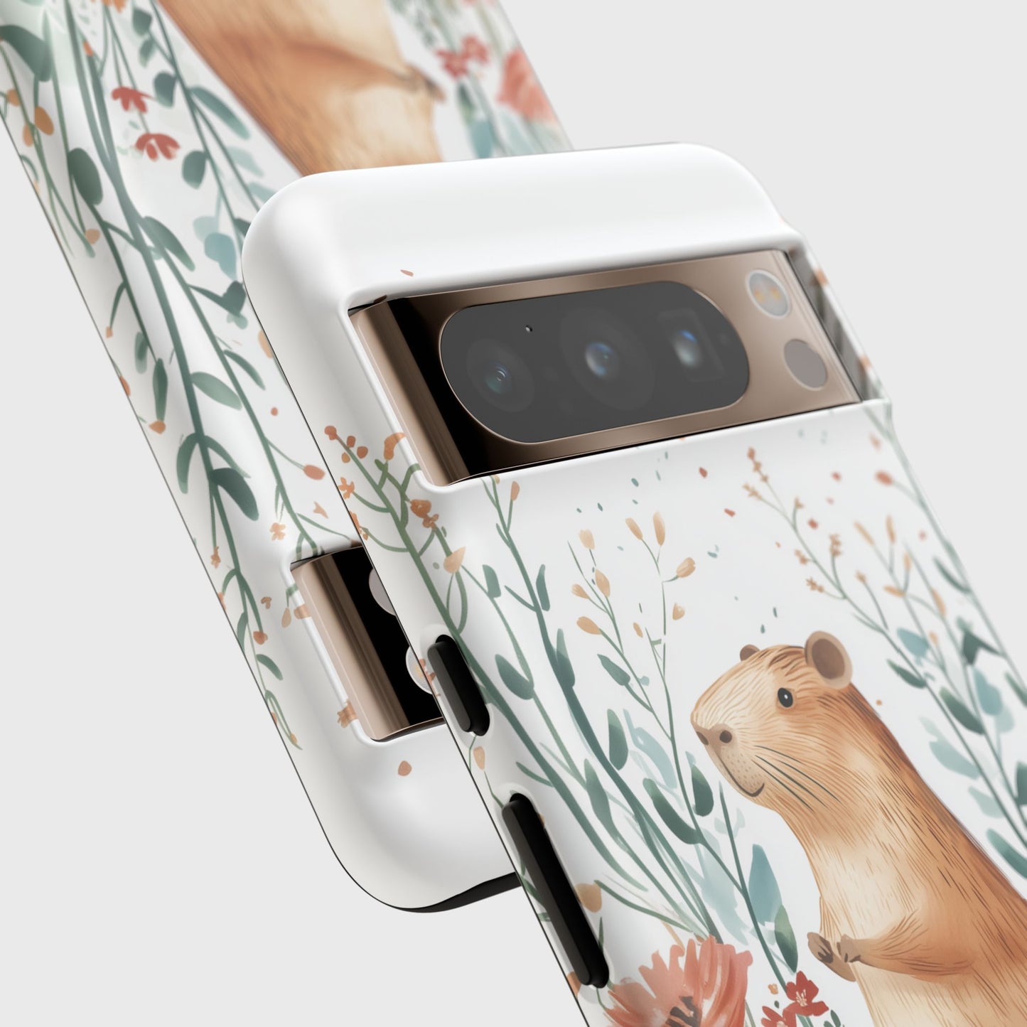 Capybara Watercolour Design Google Pixel Phone Case