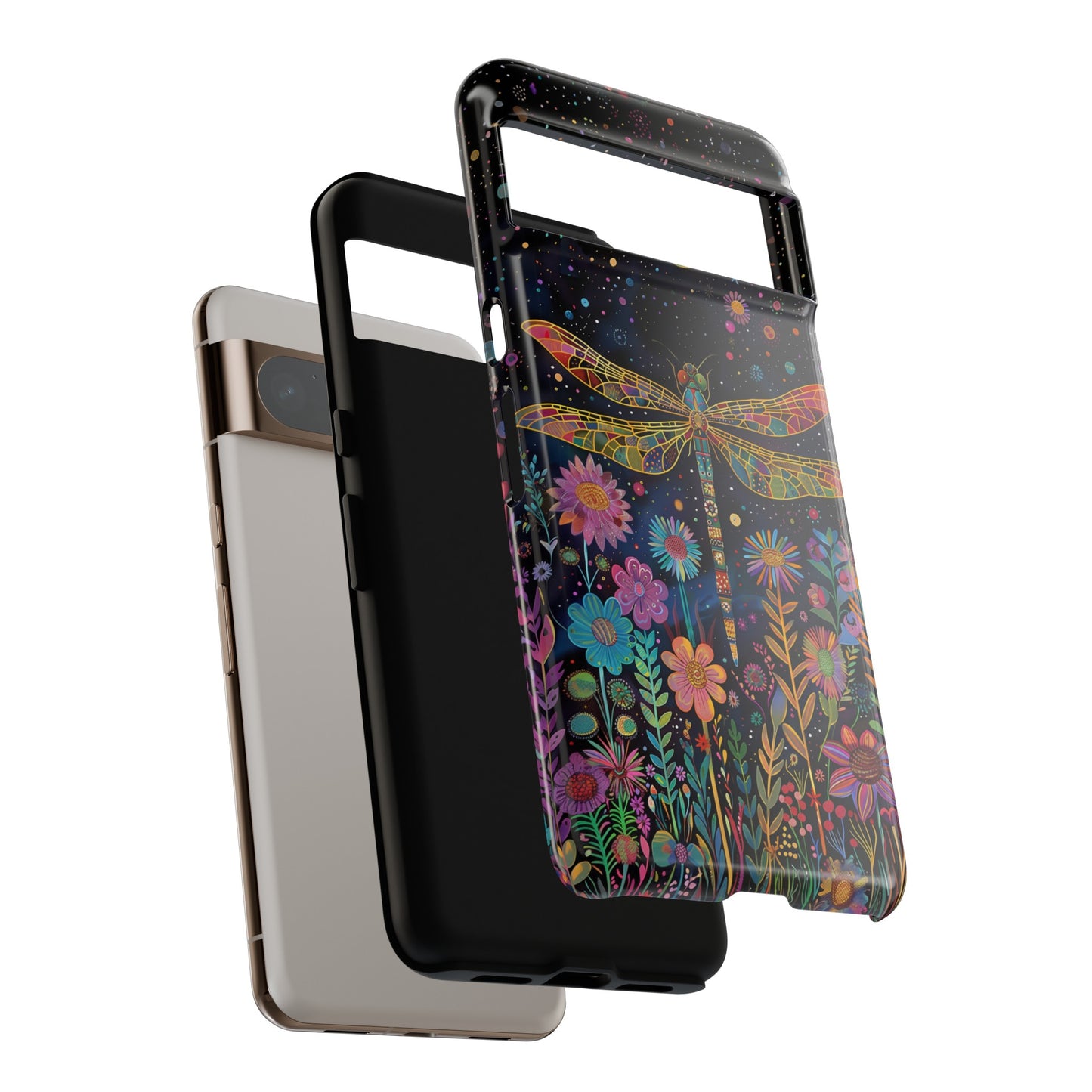 Whimsical Dragonfly Folk Art Style Design Google Pixel Phone Case