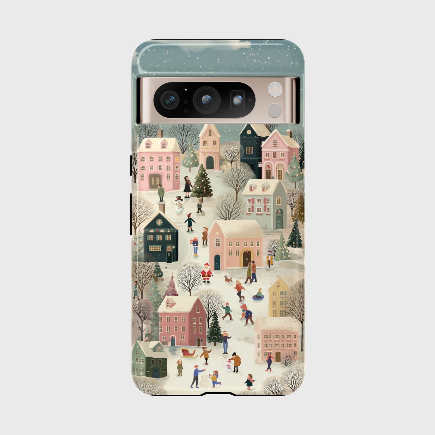 Christmas Village Design Phone Case for Google Pixel