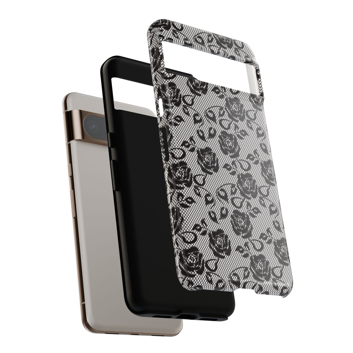 Retro Floral Lace Design Phone Case for Google Pixel