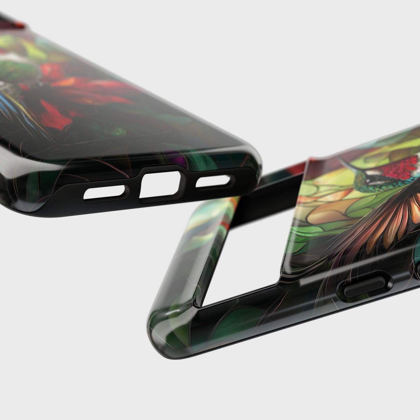 Hummingbird Stained Glass Illustration Google Pixel Phone Case