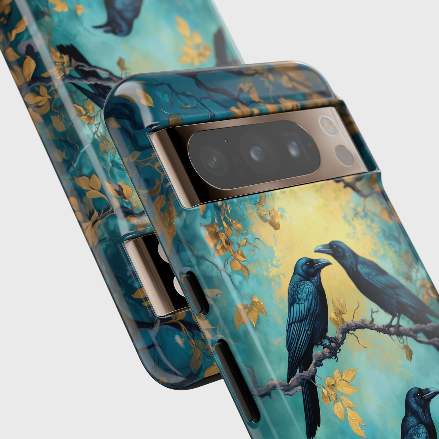 Crow Dark Fantasy Art Design Phone Case for Google Pixel
