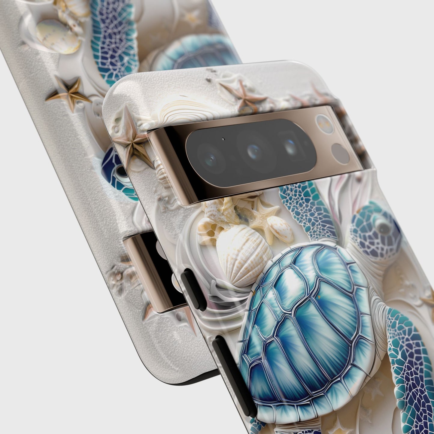 Turtle & Seashell Design Phone Case for Google Pixel