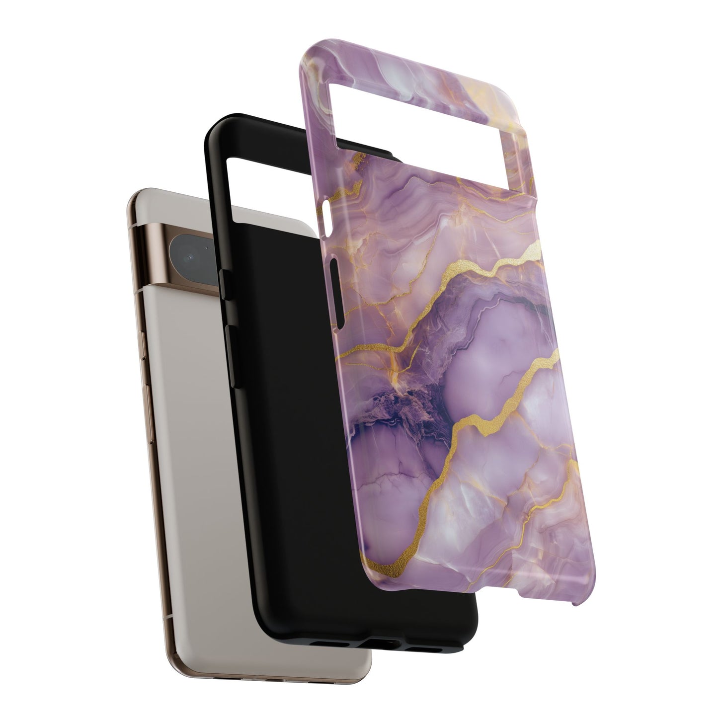 Dreamy Purple Marble Design Google Pixel Phone Case