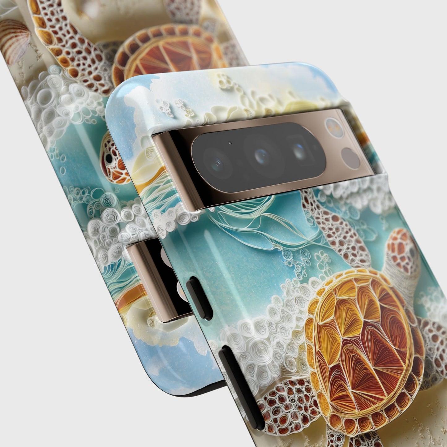 Turtle on the Beach Design Phone Case for Google Pixel