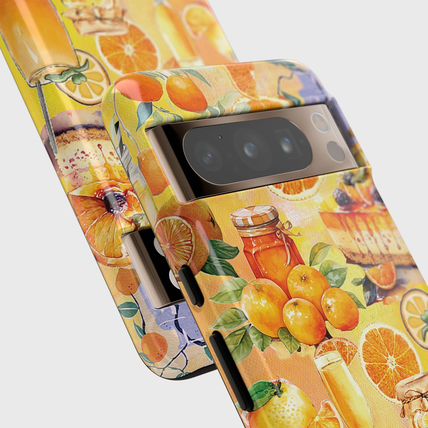 Orange Collage Design Phone Case for Google Pixel