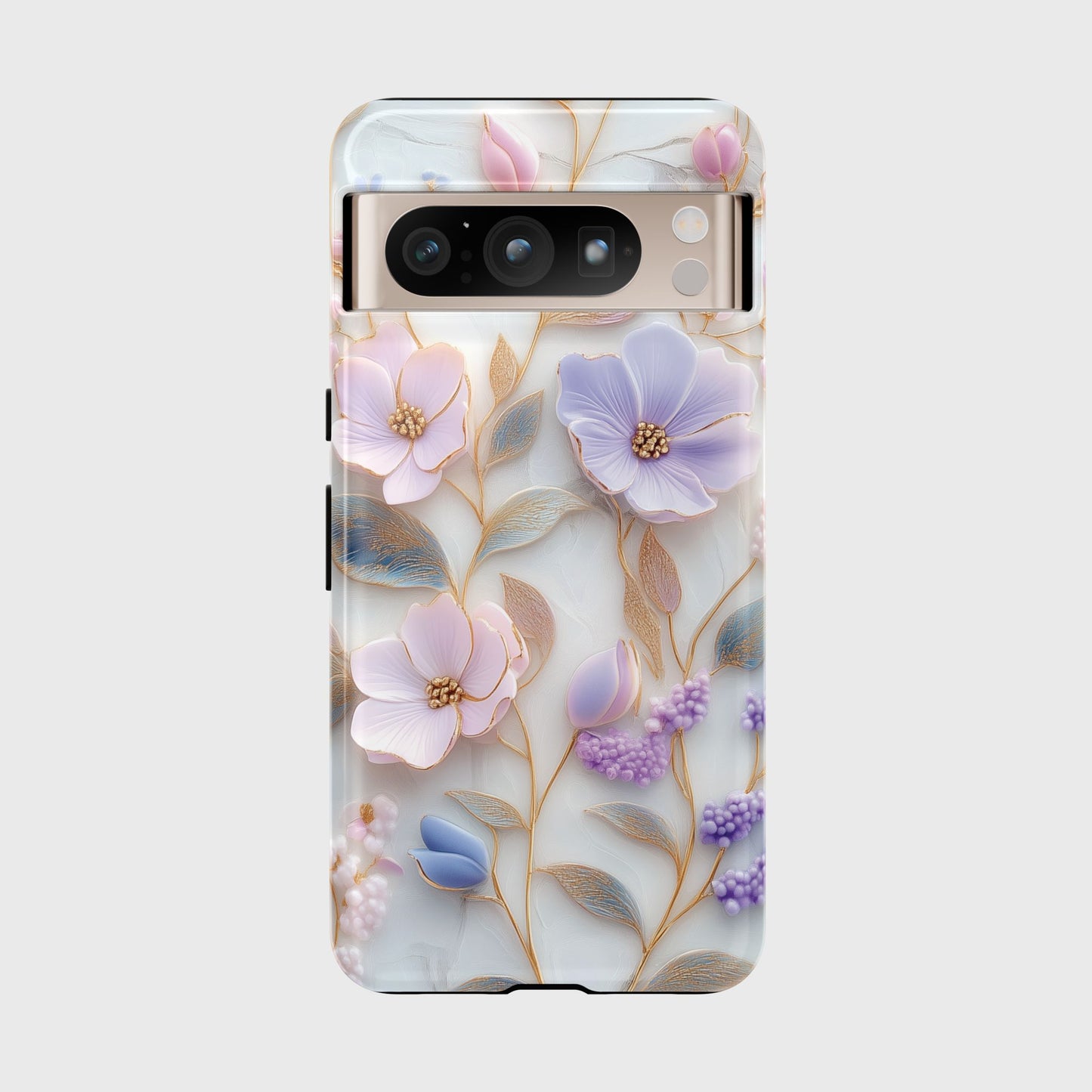 Lavender Floral Design Phone Case for Google Pixel