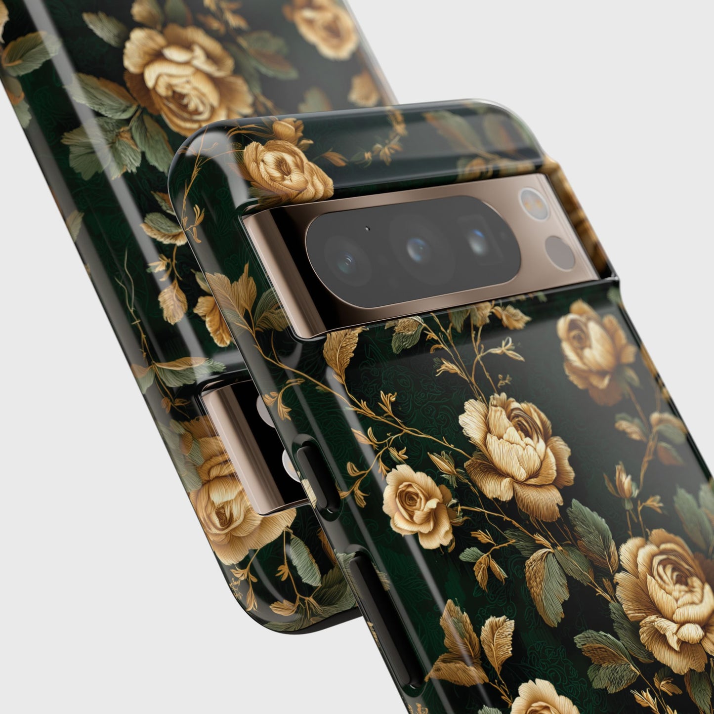 Emerald Bloom Design Phone Case for Google Pixel