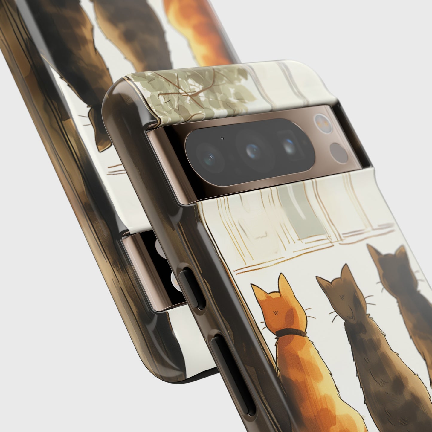 Three Cats Design Google Pixel Phone Case