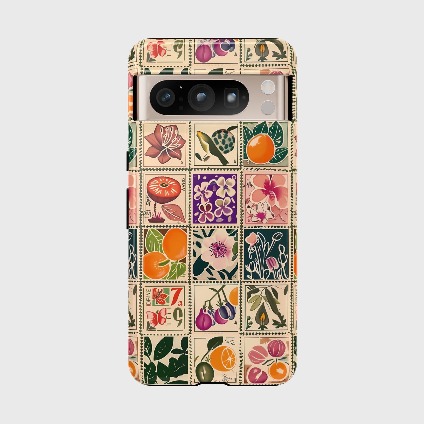 Vintage Stamps Collage Design Google Pixel Phone Case