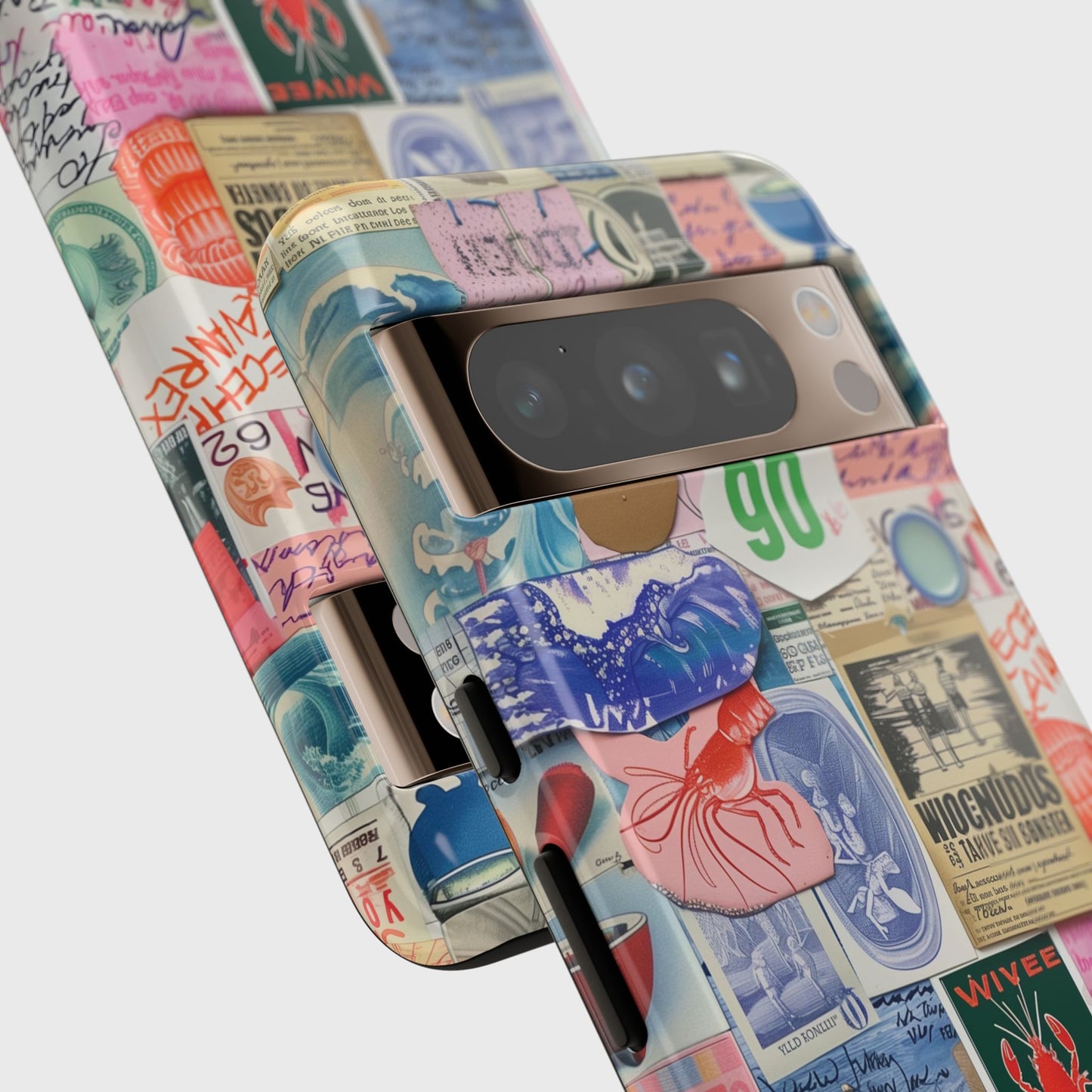 Scrapbook Collage Design Phone Case for Google Pixel