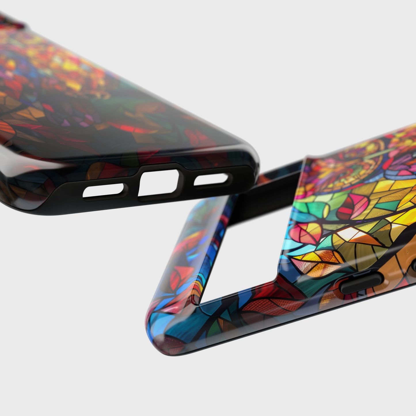 Colourful Owl Stained Glass Design Google Pixel Phone Case