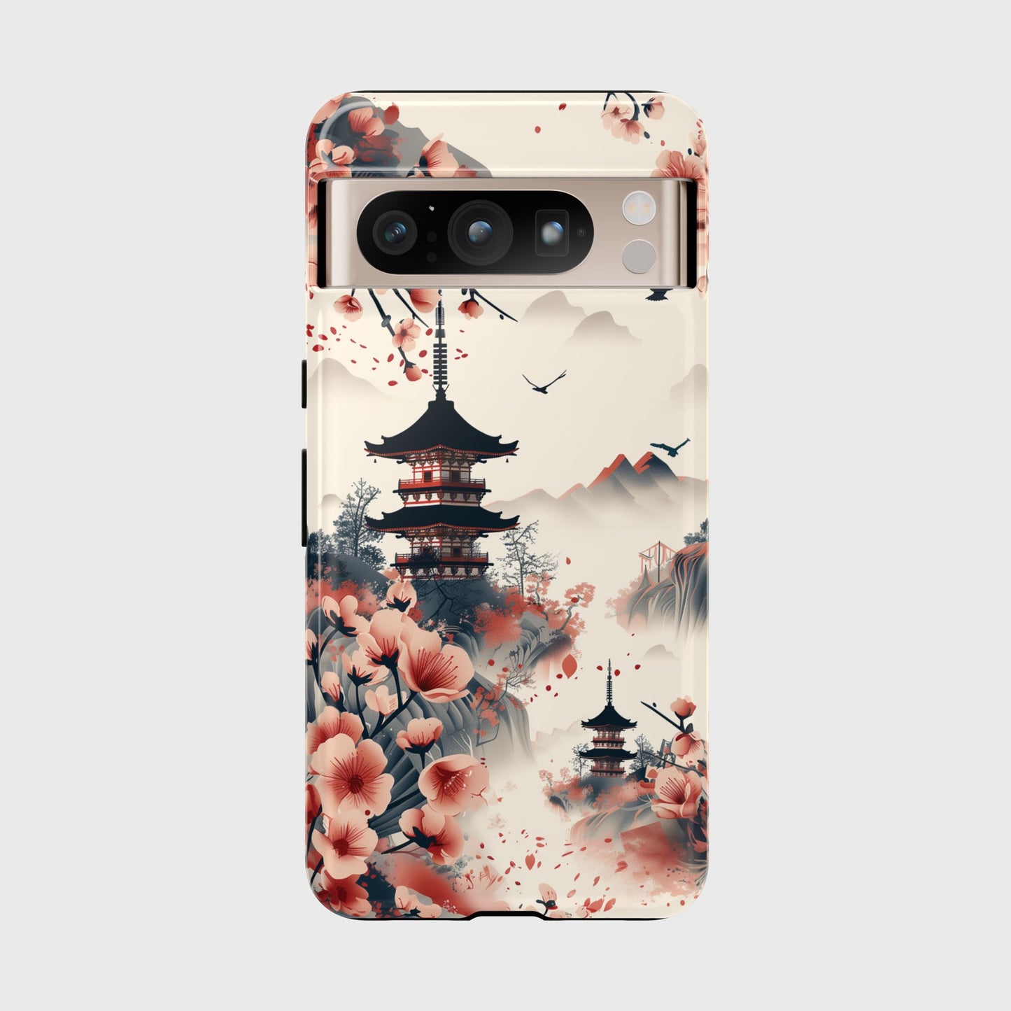 Japanese Pagoda Design Phone Case for Google Pixel