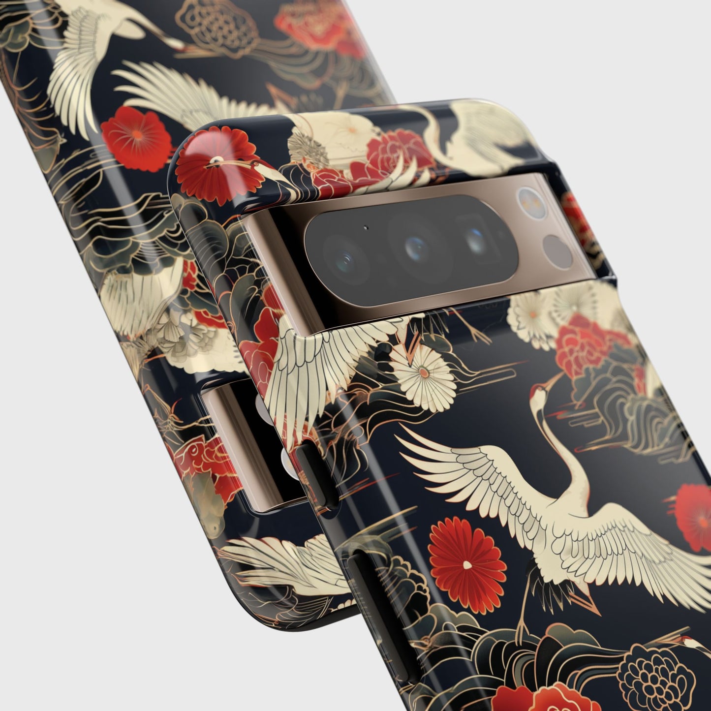 Japanese Crane Design Phone Case for Google Pixel