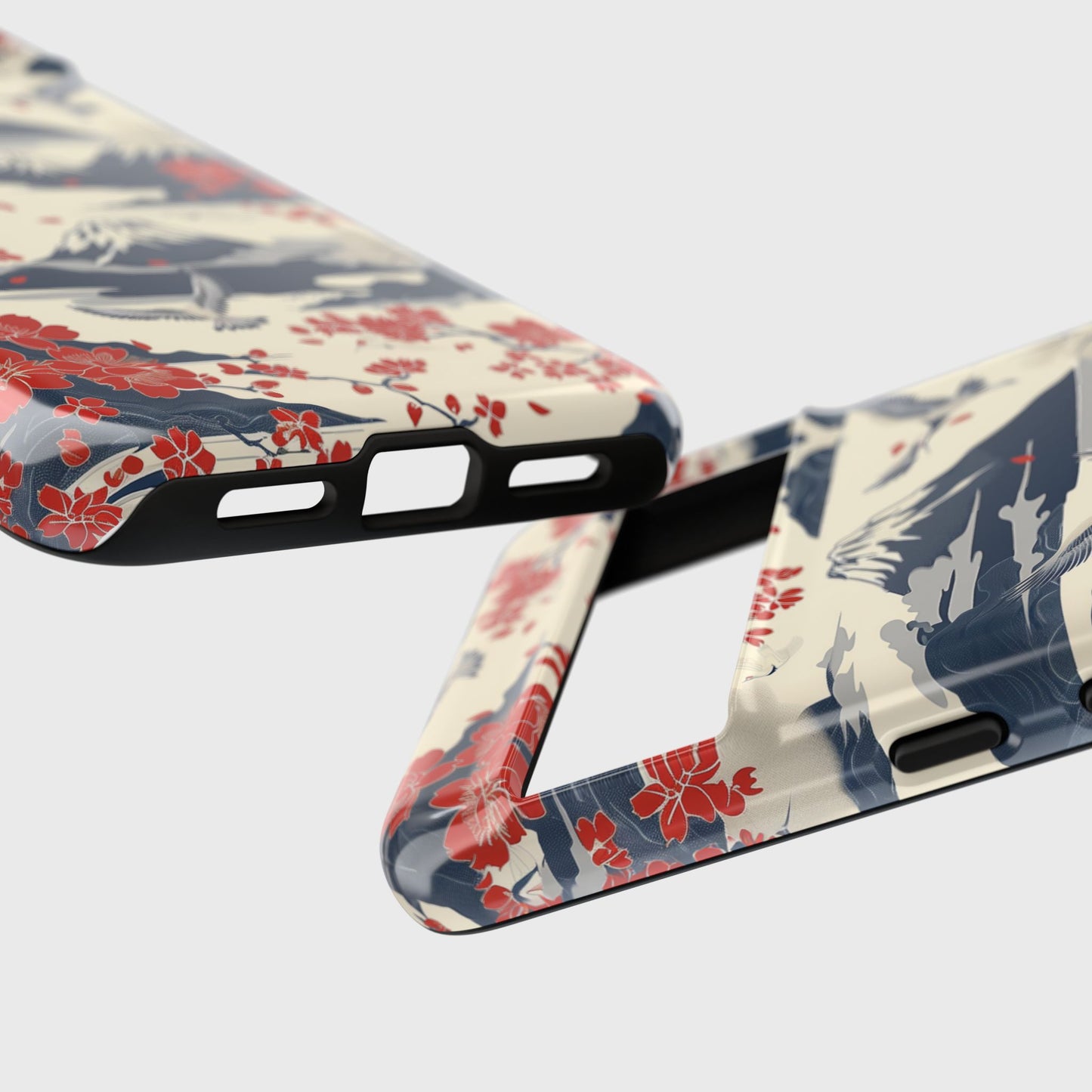 Crane Mountain Japanese Art Landscape Design Phone Case for Google Pixel