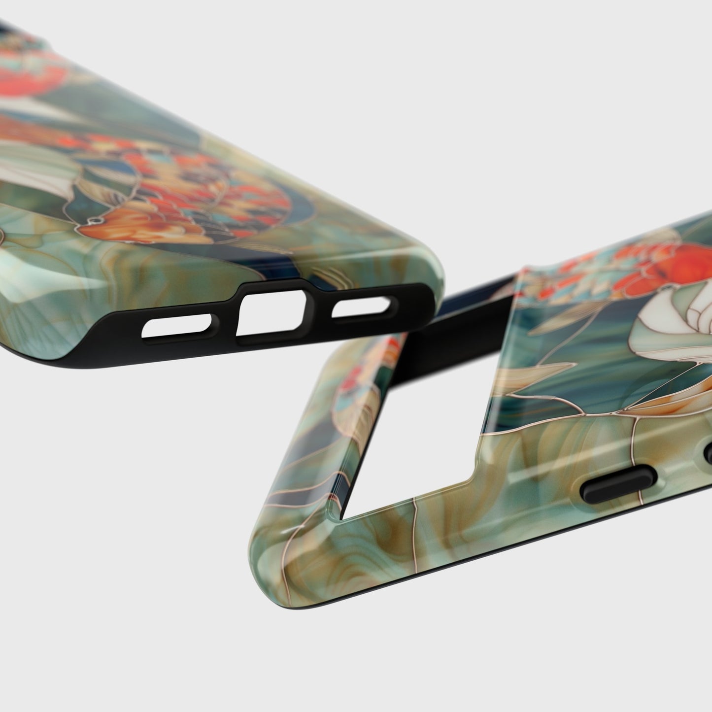 Koi Fish Stained Glass Design 2 Google Pixel Phone Case