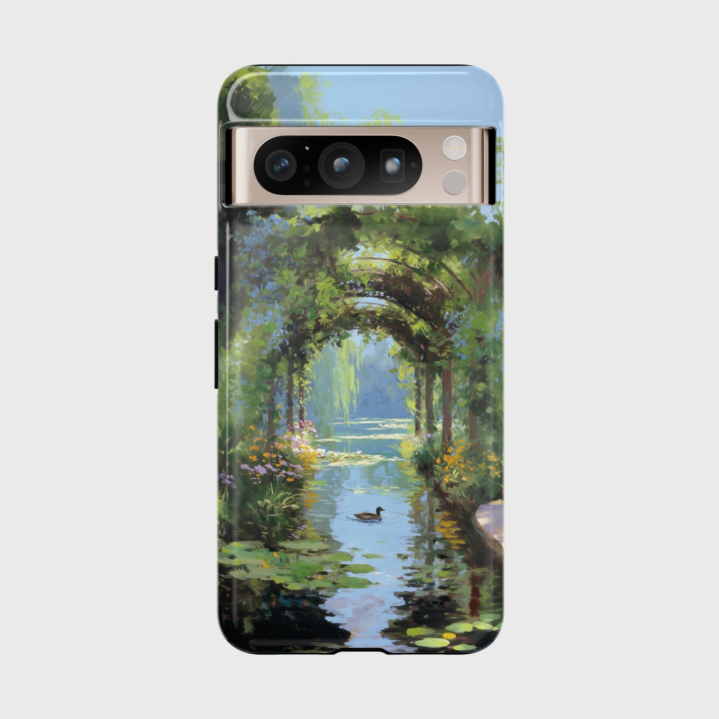 The Secret Archway – Impressionist Pond Design Phone Case for Google Pixel