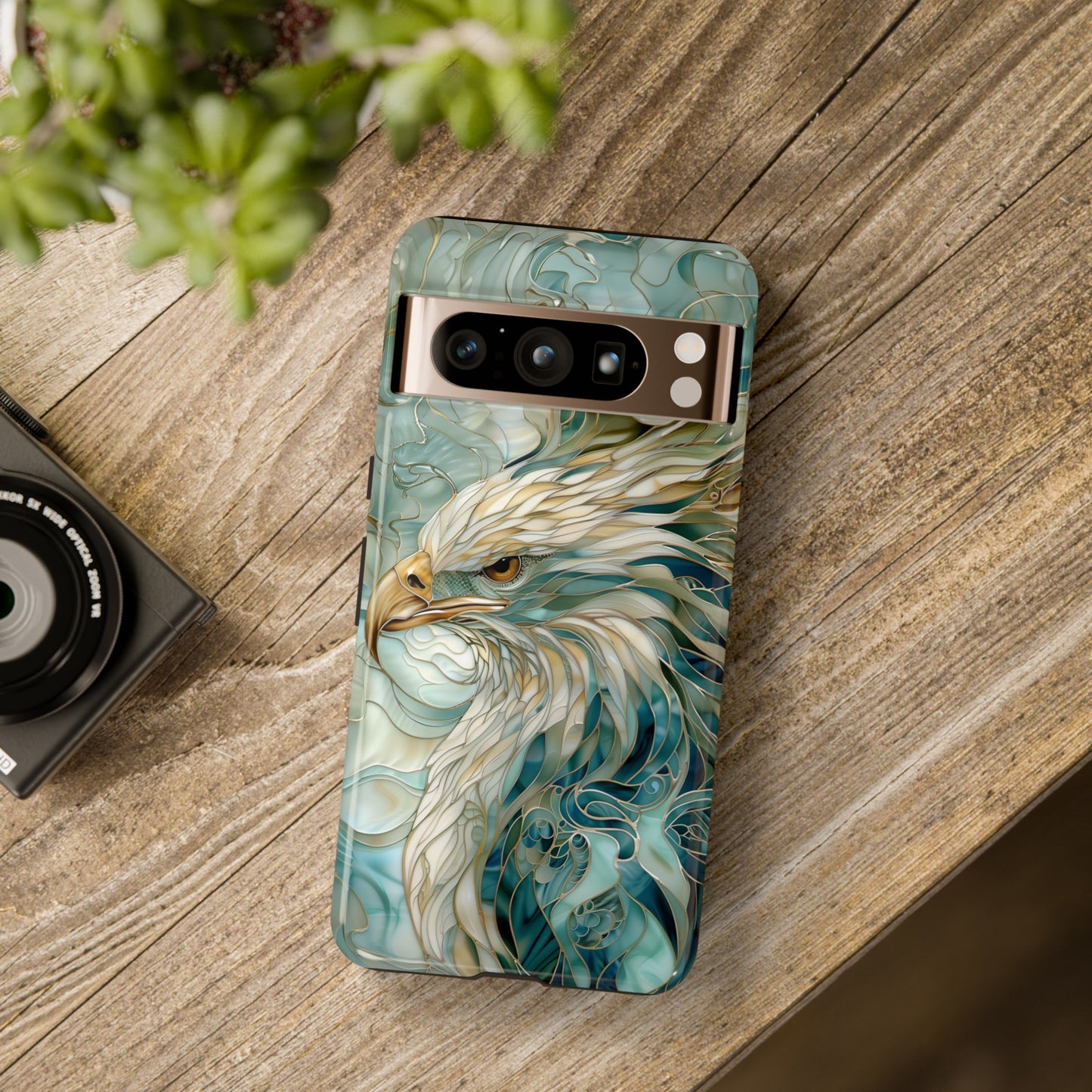 Eagle Stained Glass Design Google Pixel Phone Case