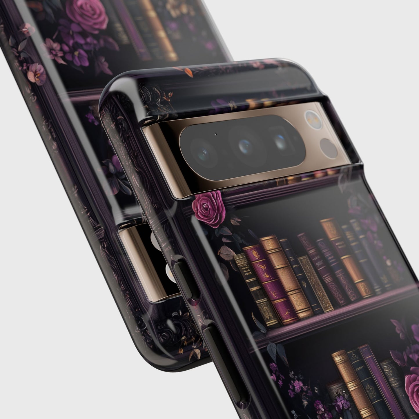 Victorian Gothic Style Bookshelf Design 1 Google Pixel Phone Case