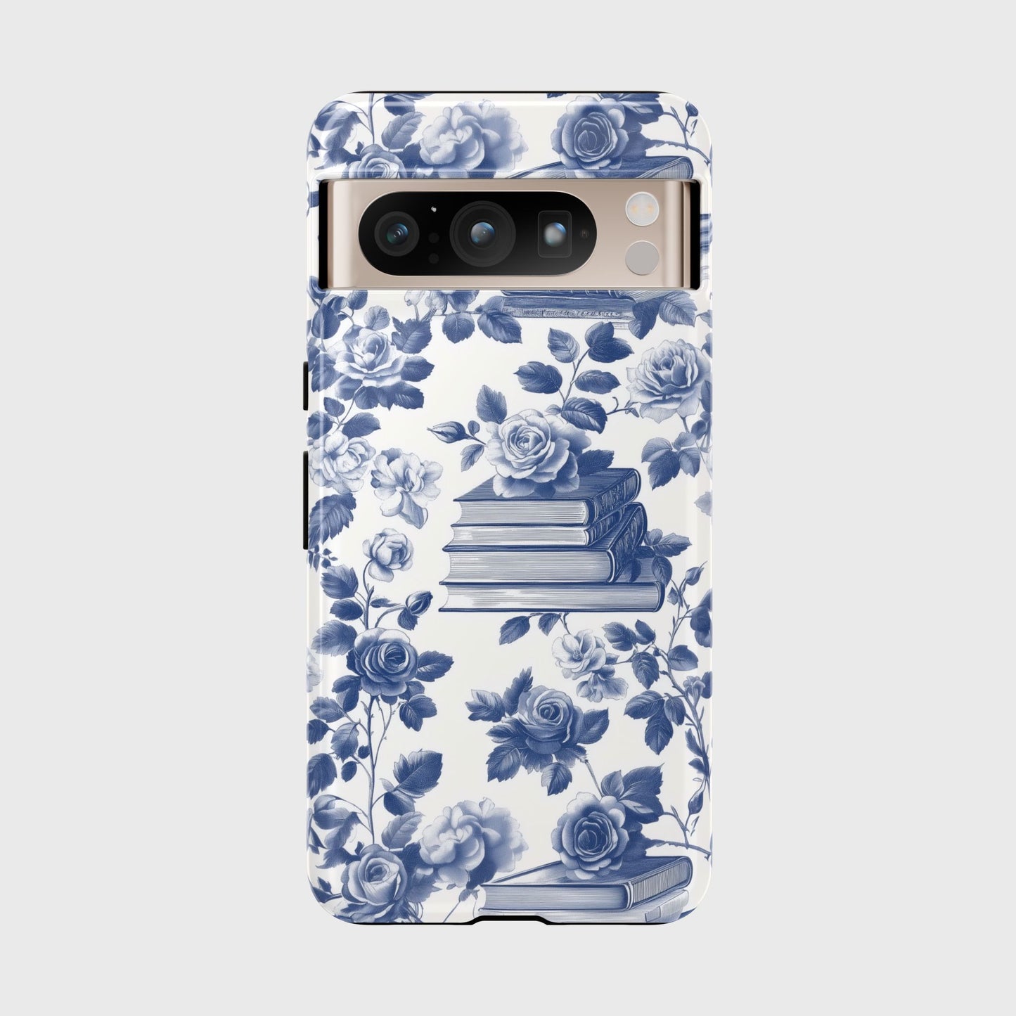 Book Floral Toile de Jouy Design Phone Case for Google Pixel