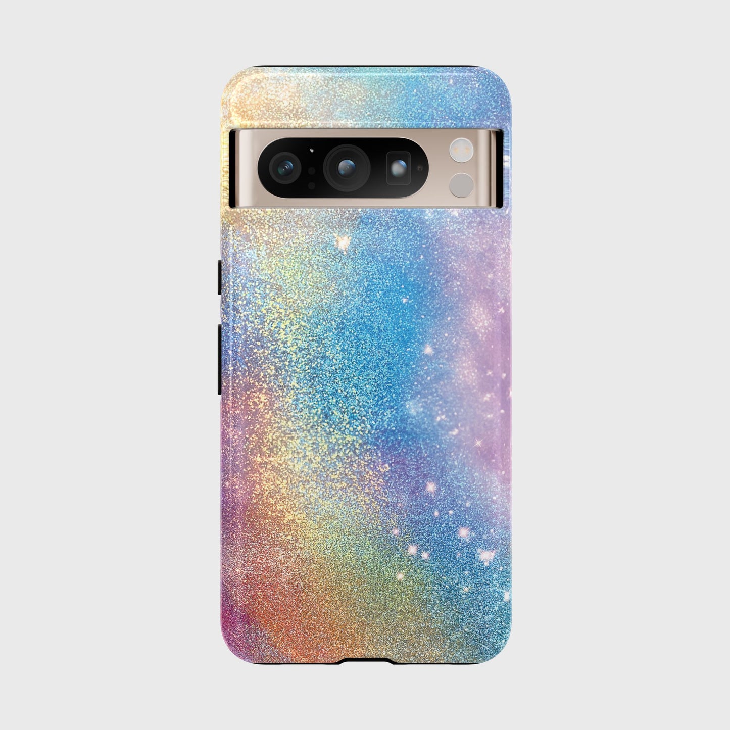 Rainbow Glitter Effect Design Phone Case for Google Pixel