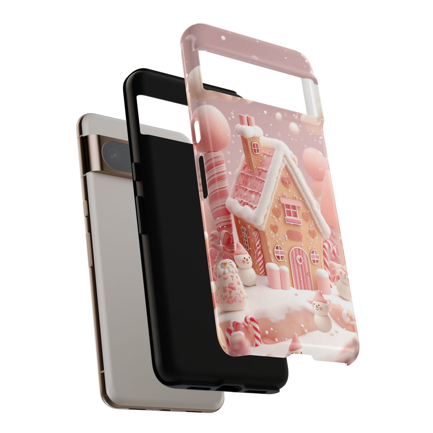 Candy Cane Cottage Design Phone Case for Google Pixel