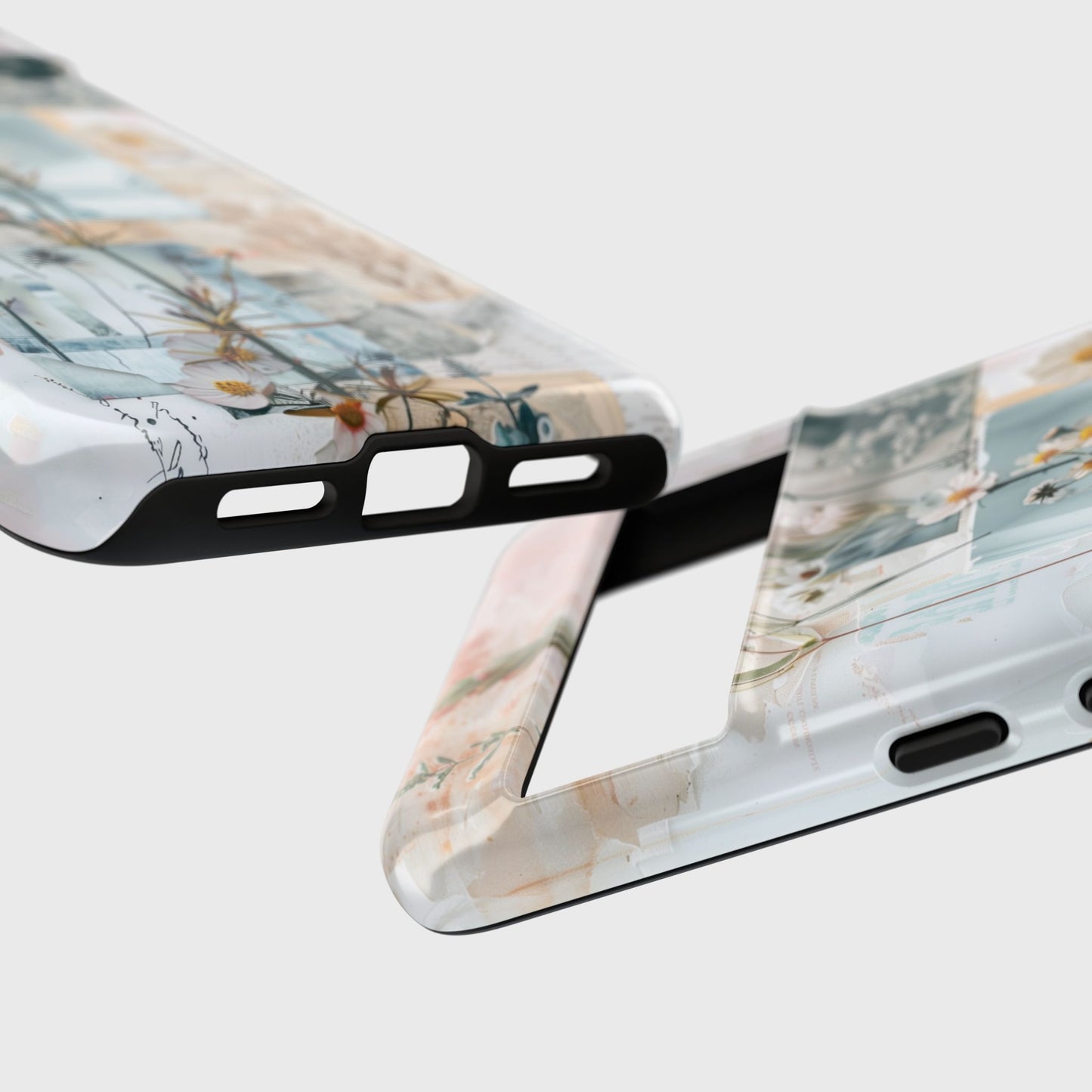 Wildflower Scrapbook Collage Design Phone Case for Google Pixel