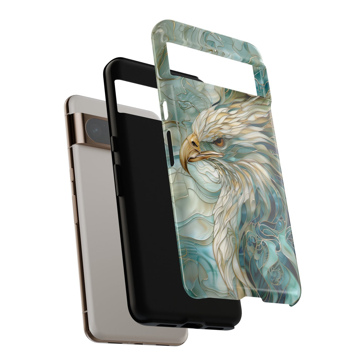 Eagle Stained Glass Design Google Pixel Phone Case