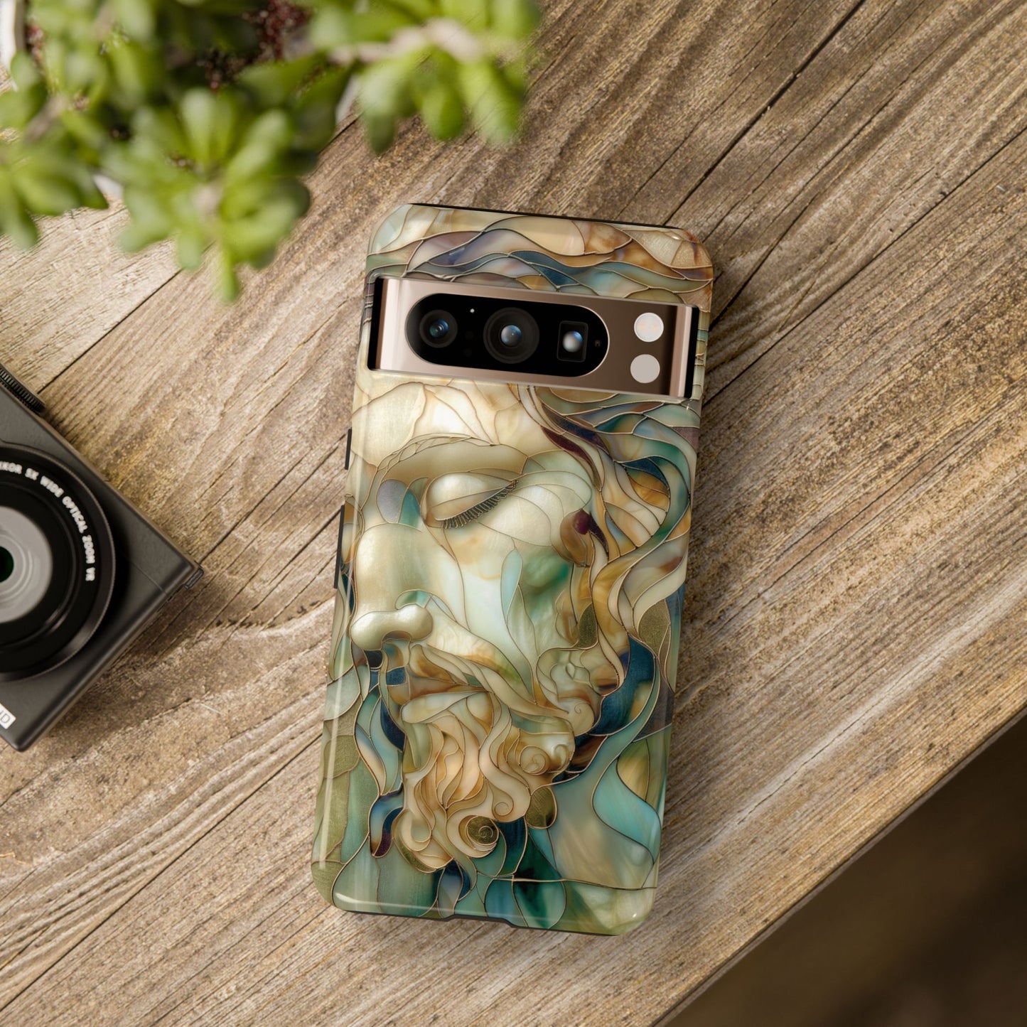 Jesus Stained Glass Design 1 Google Pixel Phone Case