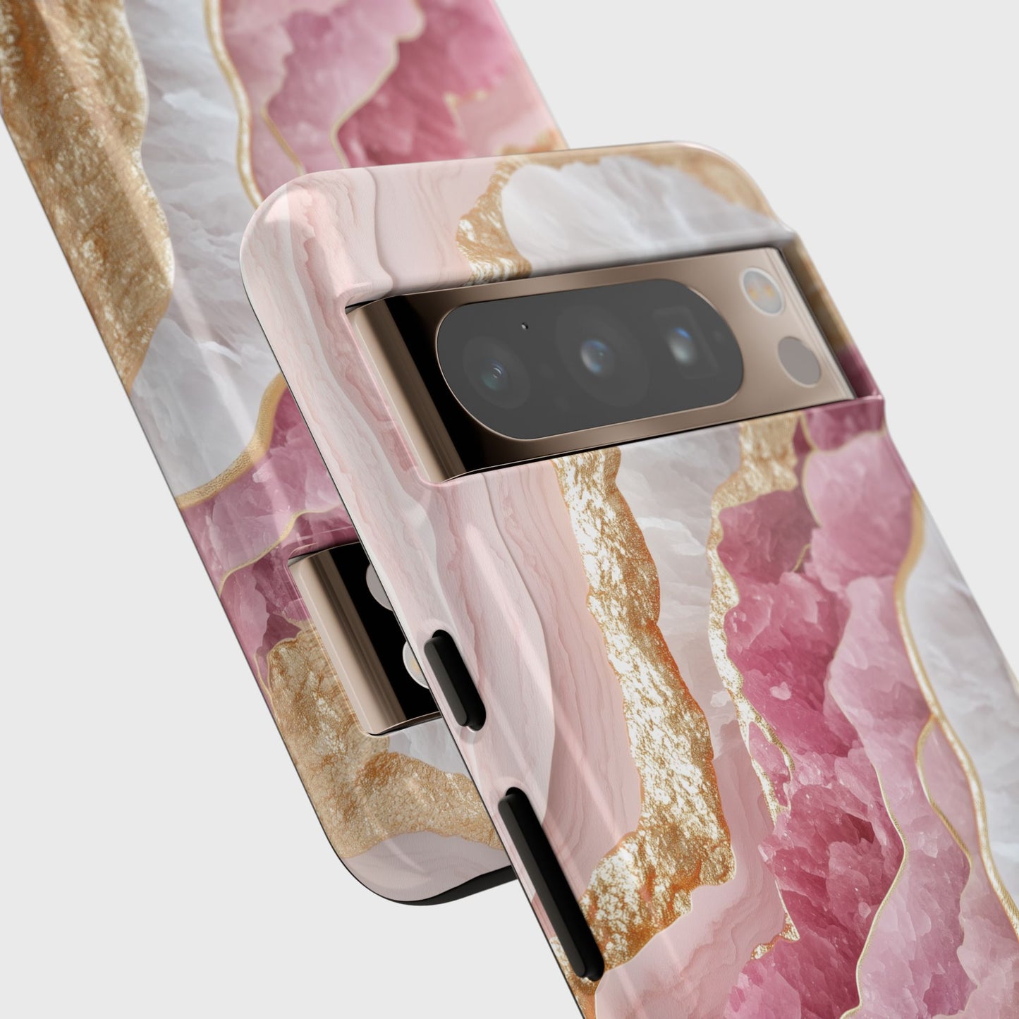 Luxurious Rose Quartz Design Phone Case for Google Pixel