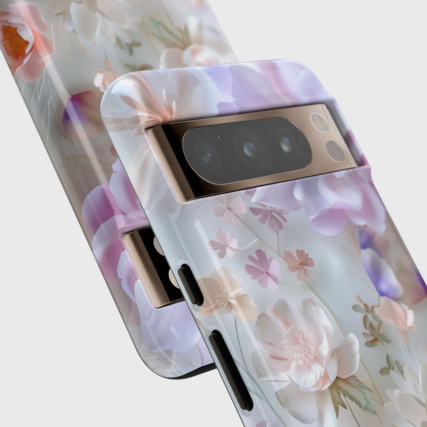 Pastel Paper Flower Art Design Google Pixel Phone Case