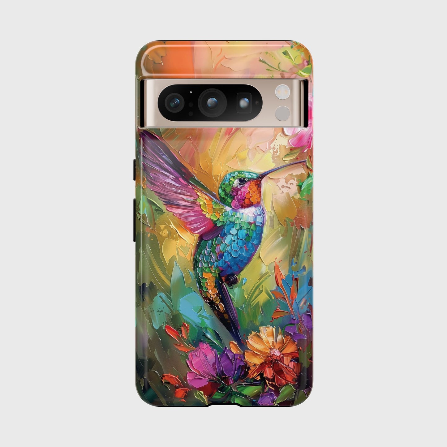 Hummingbird Oil Painting Design Phone Case for Google Pixel