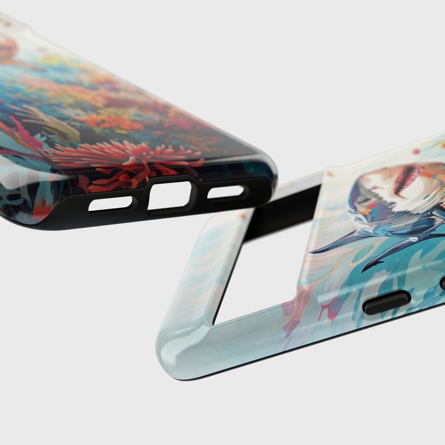Great White Shark Oil Painting Design Google Pixel Phone Case