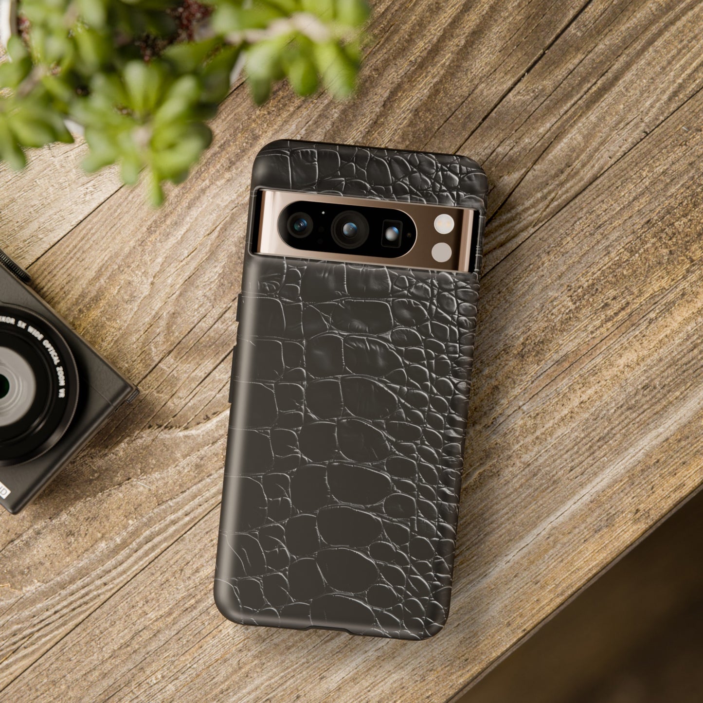 Crocodile Skin Texture Print Google Pixel Phone Case
