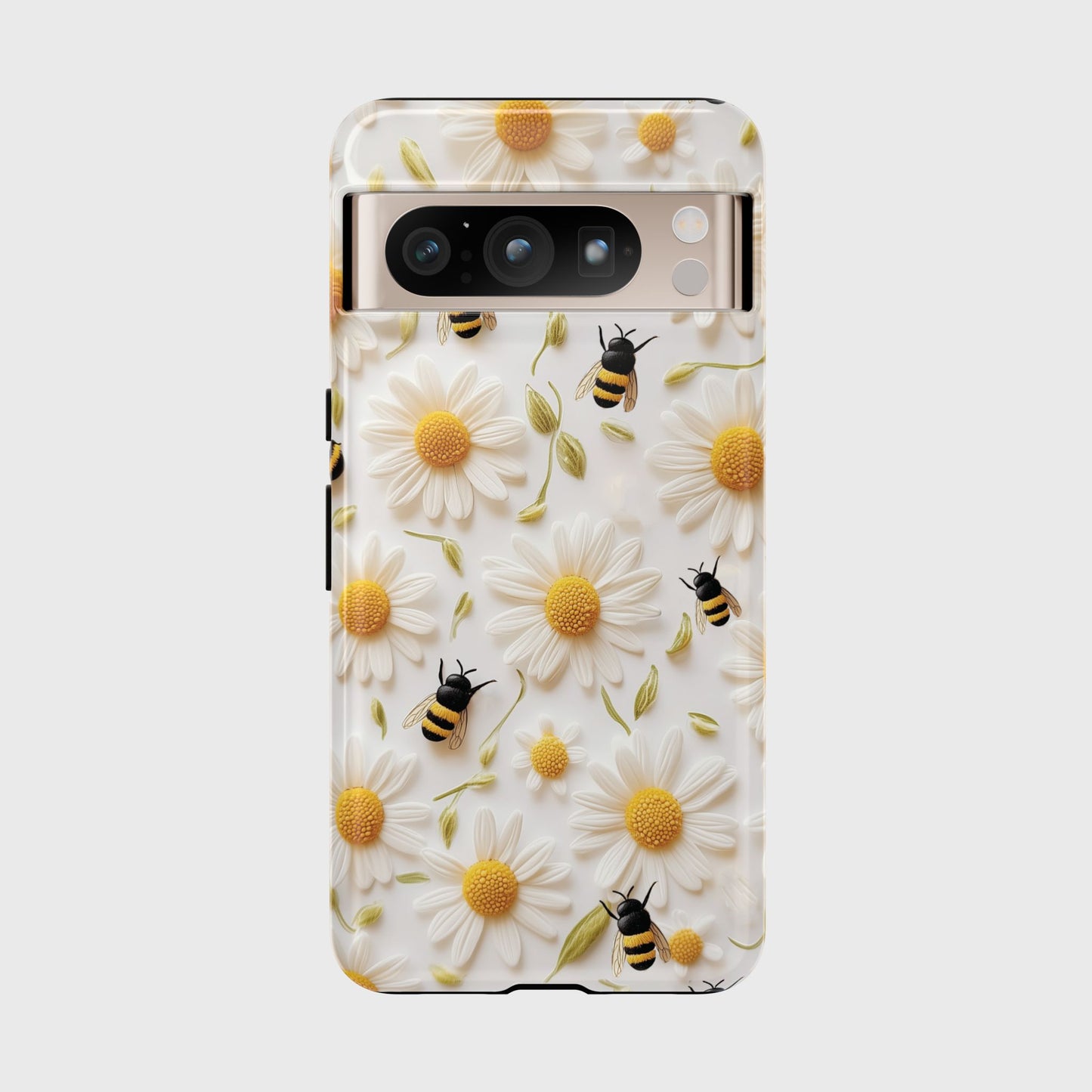 Bumblebees & Daisies Design Phone Case for Google Pixel