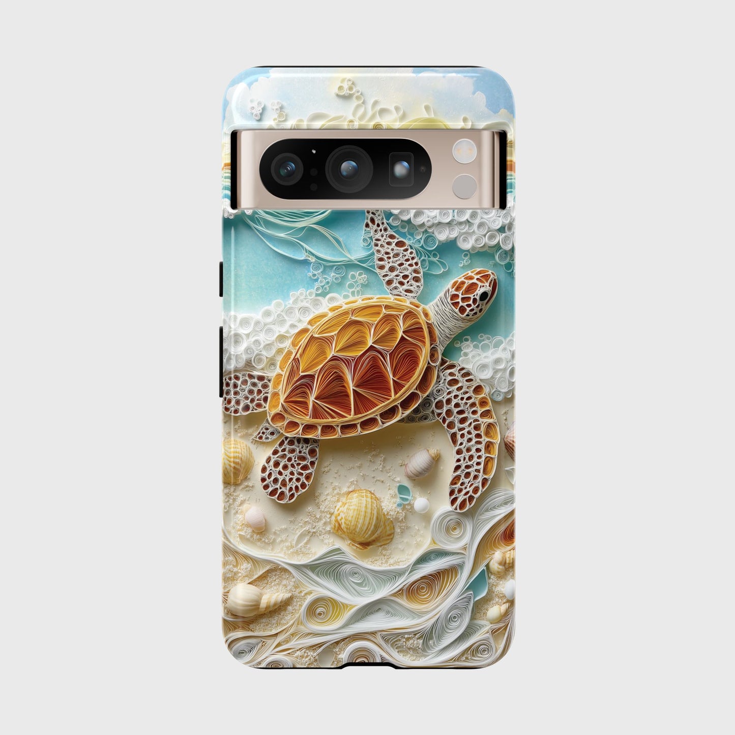 Turtle on the Beach Design Phone Case for Google Pixel