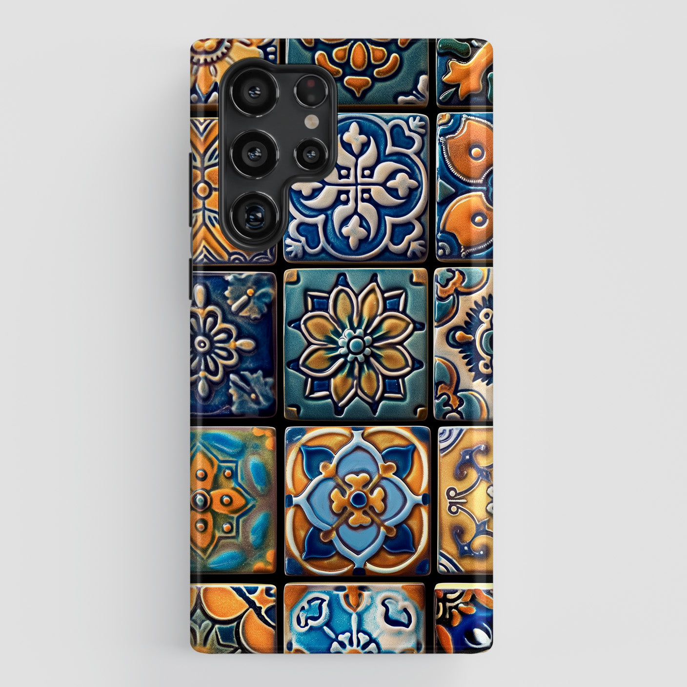 Azulejo Portugese Tiles Design Case for Galaxy S series Phones